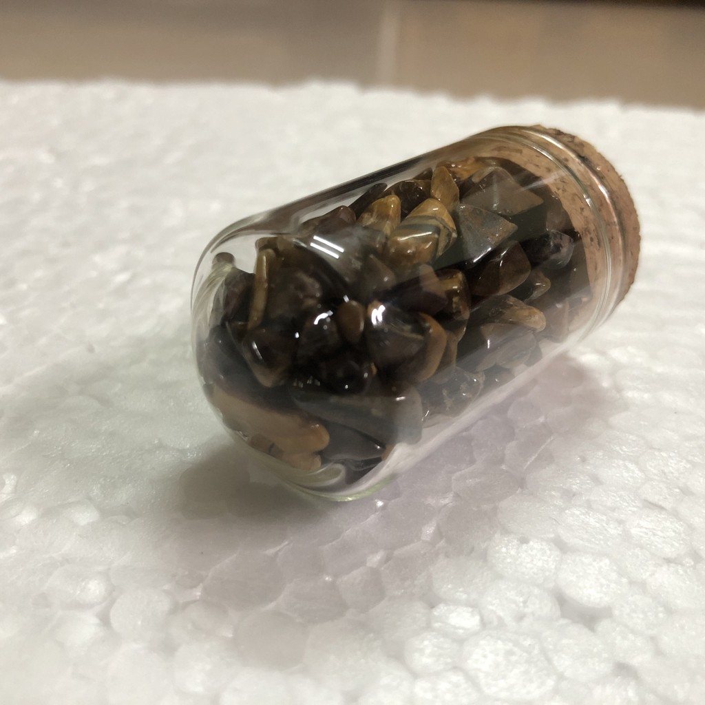 Lọ Đá  Vụn Mini Đá M ắt H ổ T iger eye