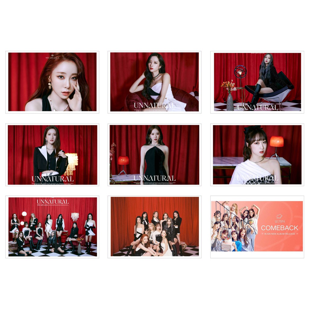 [Ép Lụa] Lomo Card 36 Ảnh WJSN -Unnatural Teaser Photos