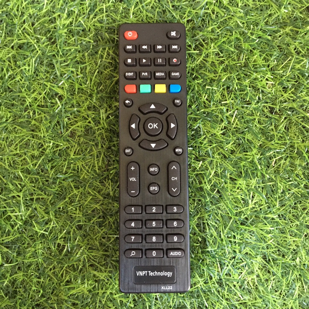 Điều khiển VNPT Technology XLL22 - Điều khiển có nút nguồn màu đỏ - Tặng kèm pin và bảo hành 3 tháng