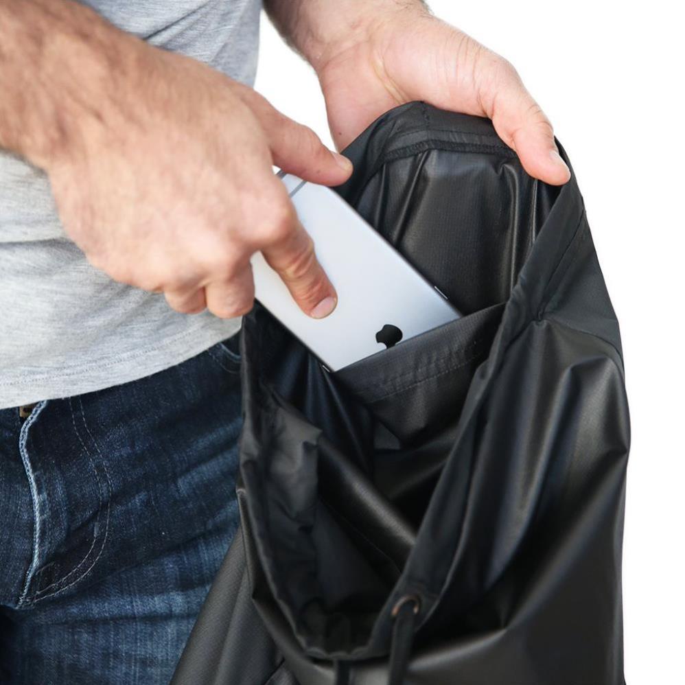 Áo khoát dù nam 2 lớp 2 trong 1 chuyển đổi thành túi balo có túi trong phong cách rất hot-A1036