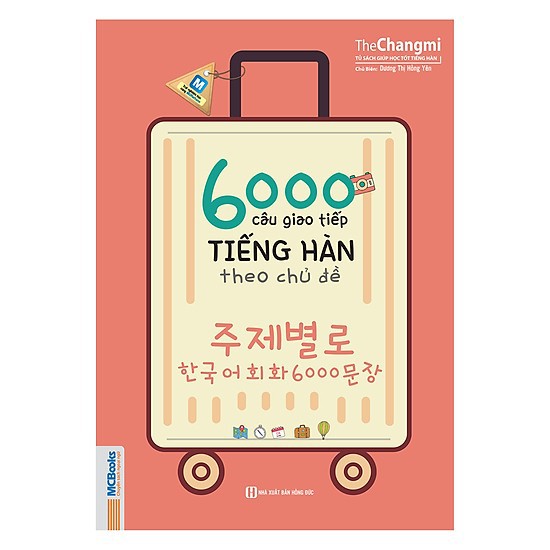 Sách - 6000 câu giao tiếp tiếng hàn theo chủ đề 121346564