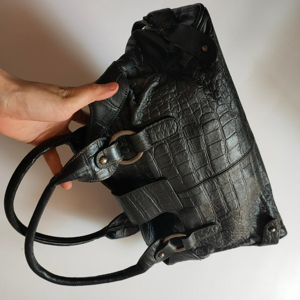 Túi xách tay da thật secondhand Đồ Si Bon TD630