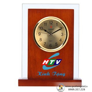 Đồng hồ để bàn khắc laser