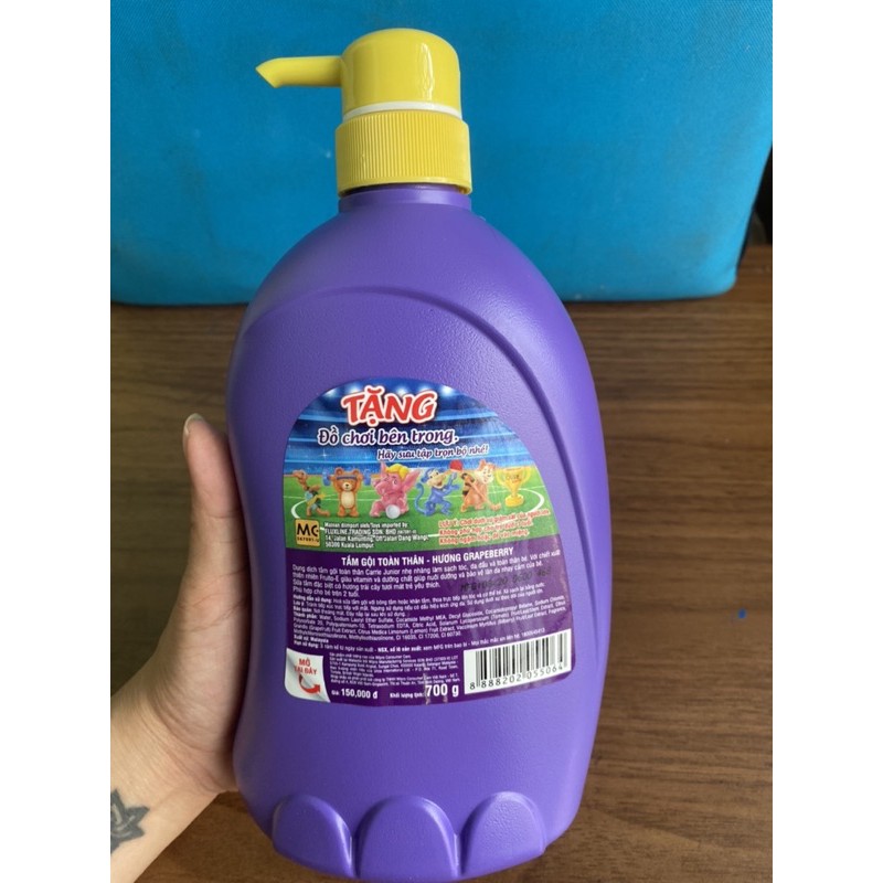 Sữa tắm gội toàn thân cho bé Carrie Junior- Hương Grapeberry 700g