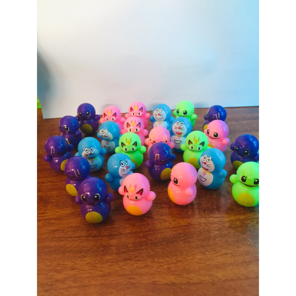 Lật đật squid game mini, đồ chơi lật đật mini doraemon cho bé cute dễ thương giá rẻ