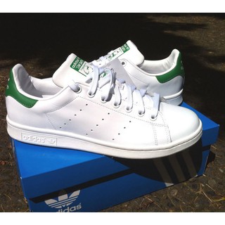 Giày Adidas stan smith trắng gót xanh lá