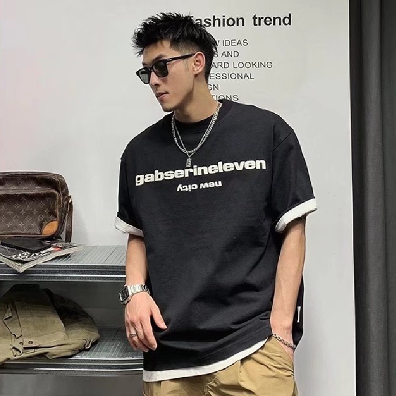 Áo Thun Tay Ngắn Thời Trang Phong Cách Năng Động Cho Nam