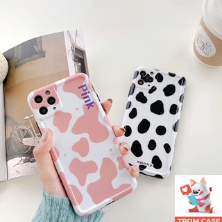 ⚡Ốp lưng iphone⚡ IDM Bò sữa hồng trắng free ship full viền ip 6,6s,plus/7,8,plus/X,XS/XSMAX/11/11,pro,max - trum case
