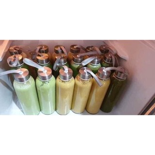 Bình thủy tinh 500ml có dây xách
