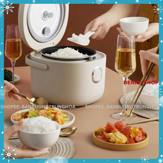 Nồi cơm điện Bear 2L, nấu cơm, hấp, luộc, hầm, nồi cơm đa năng, có chức năng hẹn giờ
