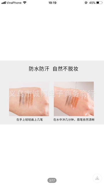 Bút chì kẻ lông mày phẩy sợi 4D | BigBuy360 - bigbuy360.vn