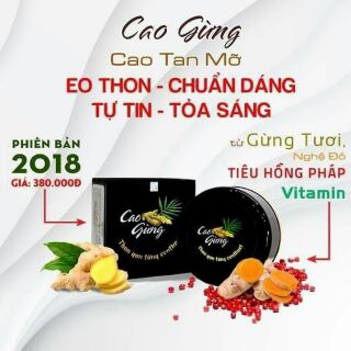 Flash sale Cao gừng tan mỡ