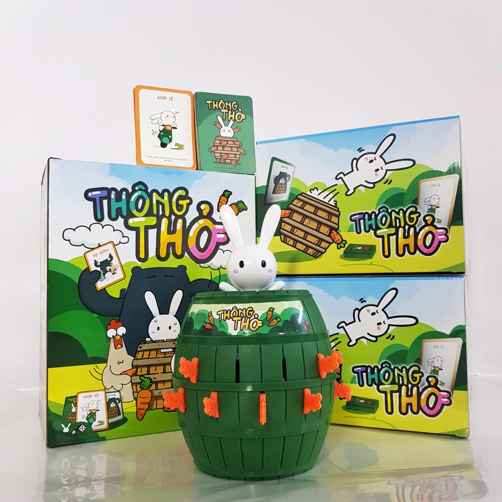 Thông Thỏ - Trò chơi thách thức nhân phẩm từ Thỏ Bảy Màu - BoardgameVN