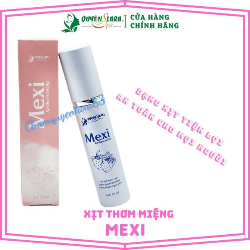 [chính hãng] xịt thơm miệng  Quyên lara 15ml Vị dâu