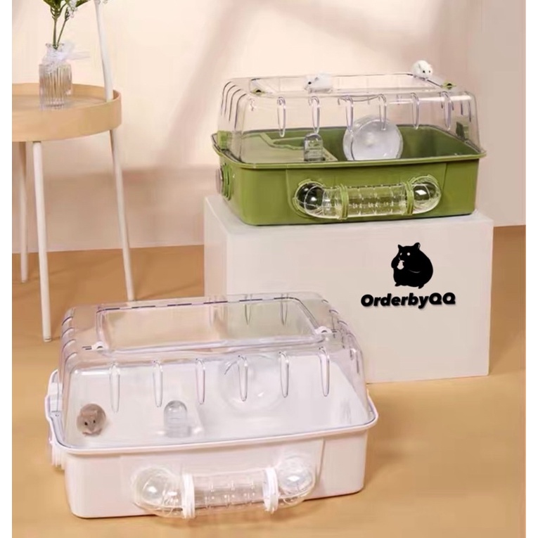Chuồng Hamster CARNO Trong Suốt Đáy Màu Kích Thước 50cm