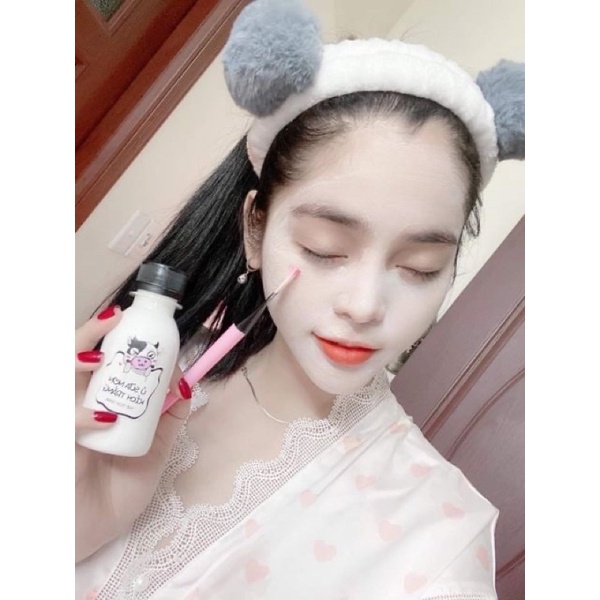 Ủ sữa non kích trắng mặt và body
