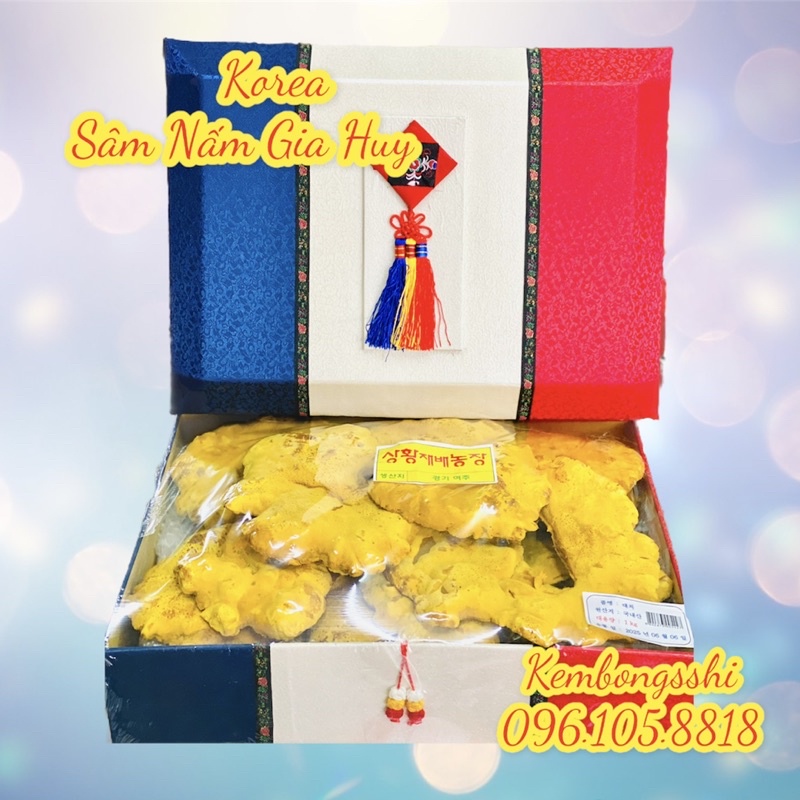 [HÀNG MỚI VỀ] Nấm Thượng Hoàng Hộp Cờ Hàn Quốc, Hộp 500gr