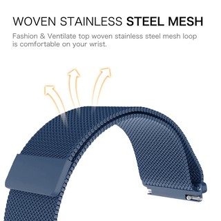 Dây đeo Milanese Loop cho đồng hồ thông minh Ticwatch 2 E