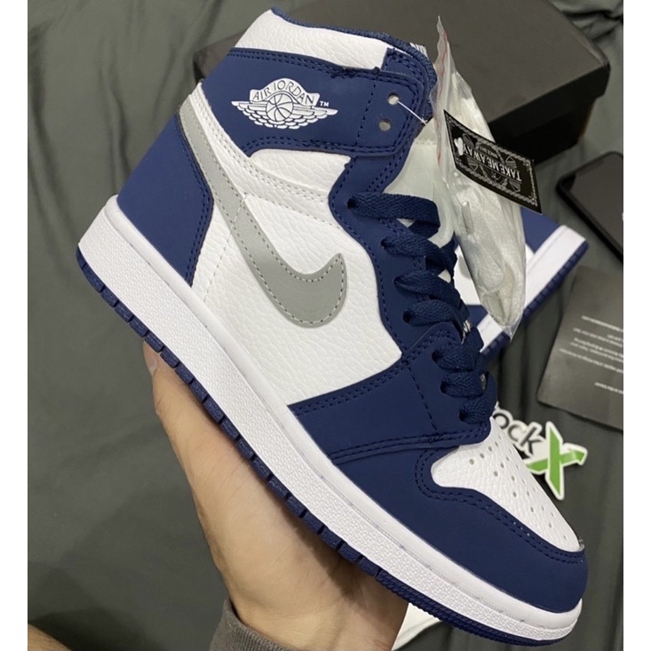 GIÀY JD1 HIGH RETRO NAVI 1:1 SC
