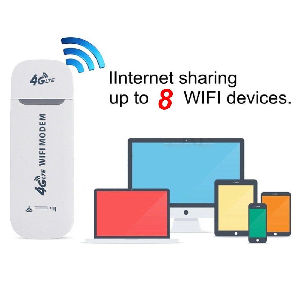 Usb Phát Wifi 150mbps 4g Lte 150mbps B1 / B3 4g Lte