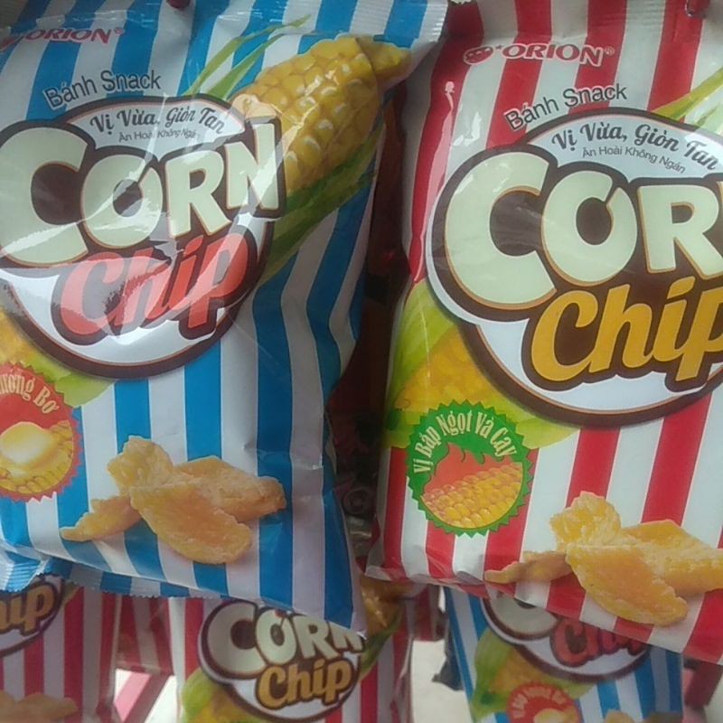 Combo 2 gói snack Corn chip orion gói 35g