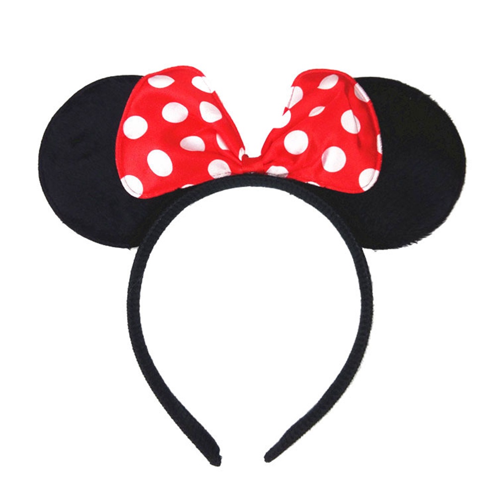 Băng Đô Tai Chuột Mickey / Chấm Bi Đáng Yêu Cho Bé Gái