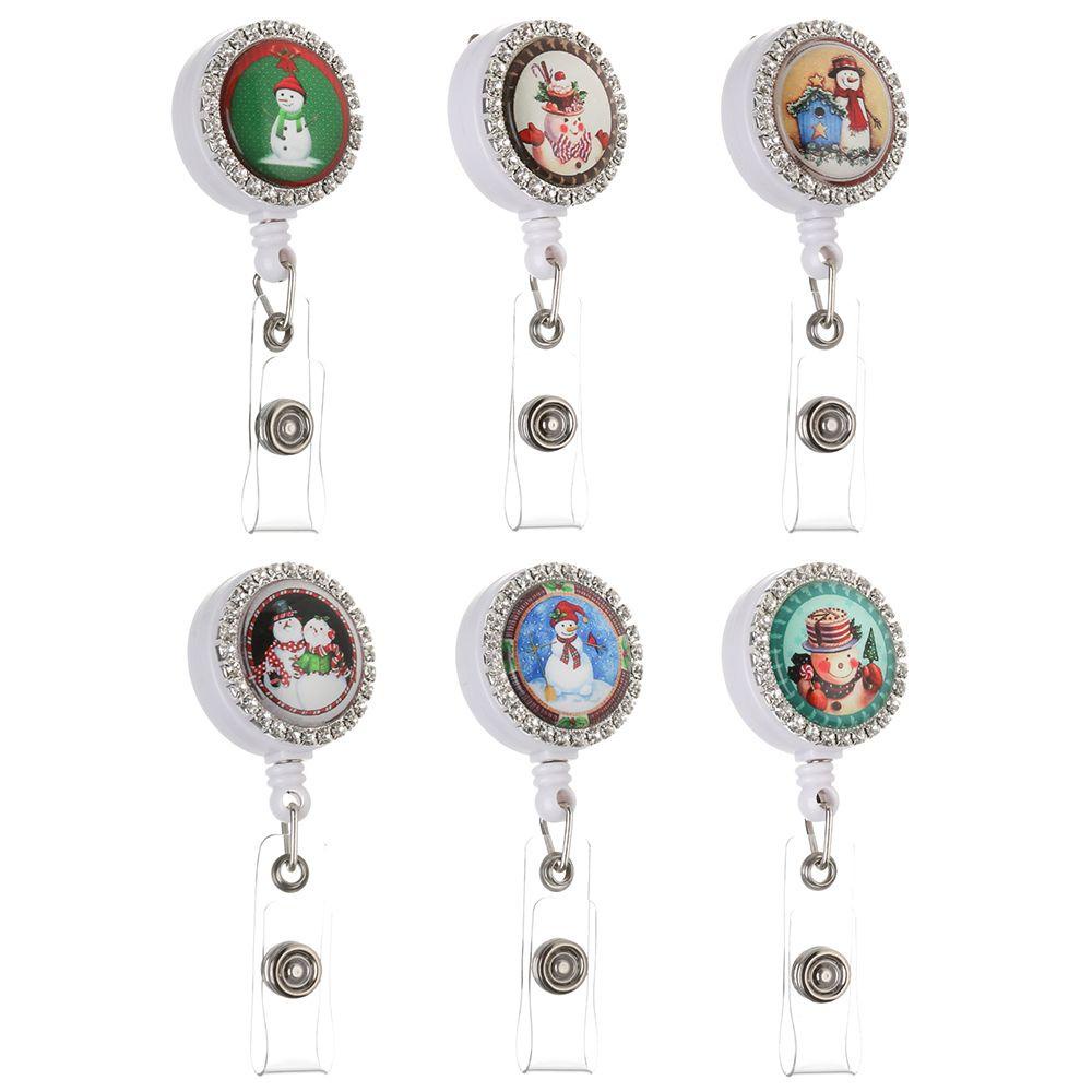 Dây Kẹp Thẻ Tên ID Thu Gọn Được Chống Thất Lạc Nhiều Màu Thời Trang