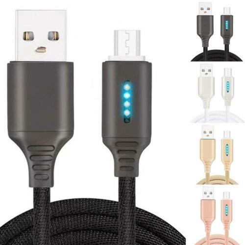 Dây cáp sạc tự động USB có đèn LED cho điện thoại Android