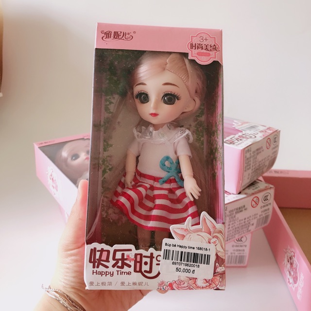 Hộp búp bê đơn chibi xinh xắn - đáng yêu