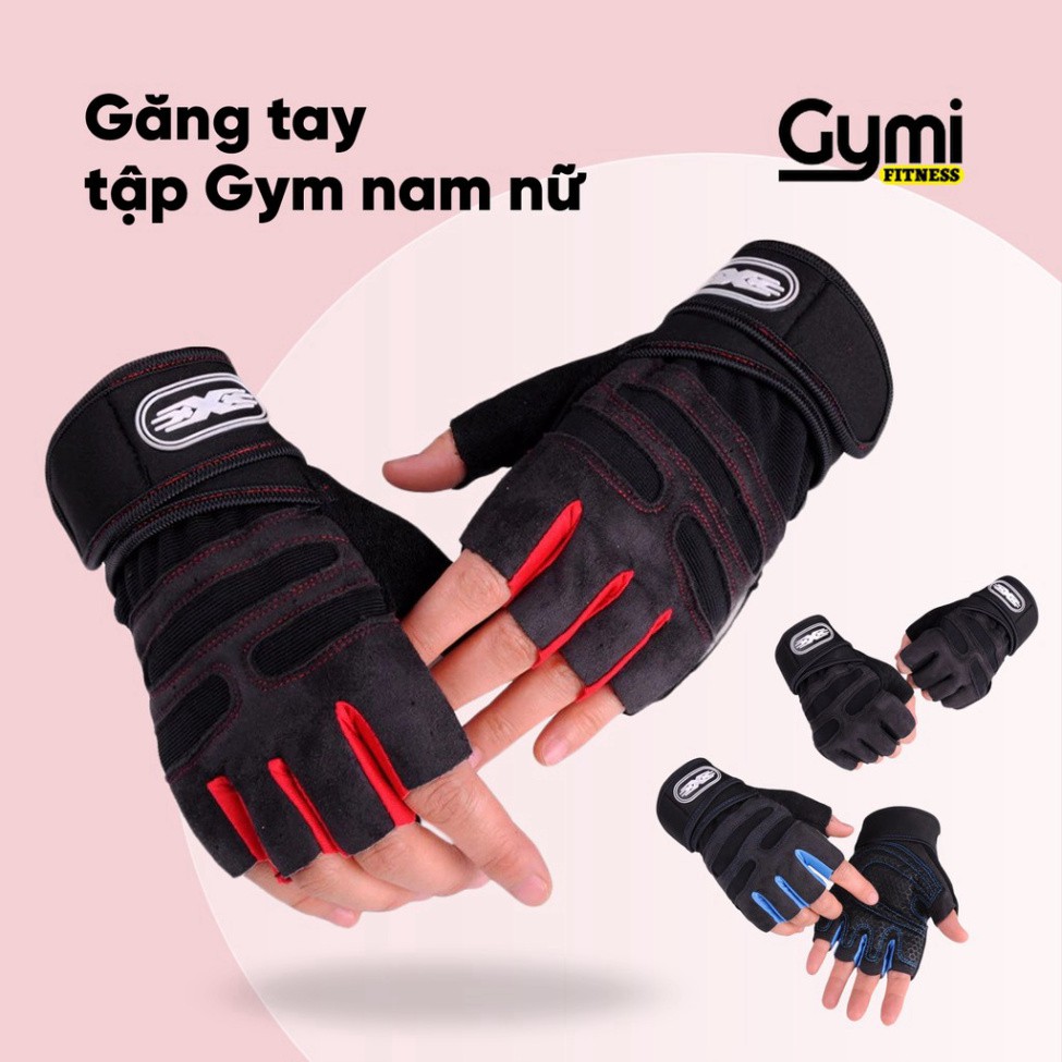 Găng tay tập gym nam nữ SP11, Bao tay tập gym tập thể hình thể thao đi xe máy đi phượt bền đẹp giá rẻ