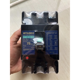 Aptomat 3pha 75a 380v mitsubishi japan