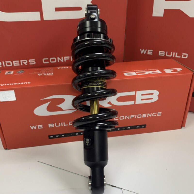 Phuộc sau Rcb S2 gắn Raider - Satria , có tăng chỉnh, Ty vàng chính hãng