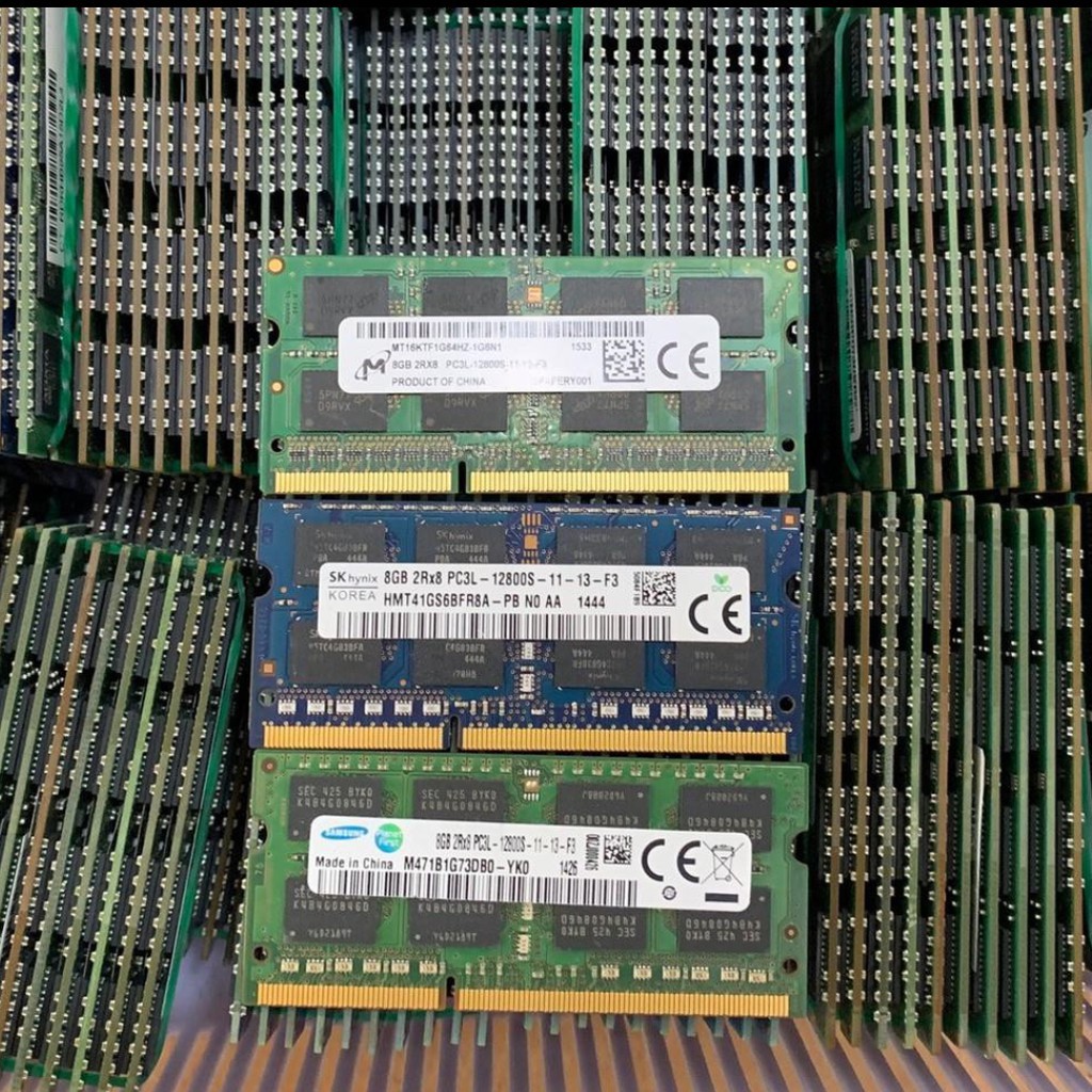 Ram ddr4 8gb ddr3 8gb ddr3l 8gb pc3-12800s pc3l-12800s pc4-2400T 2133P pc4-2666V bus 1333 1600 2133 2400 2666 tháo máy