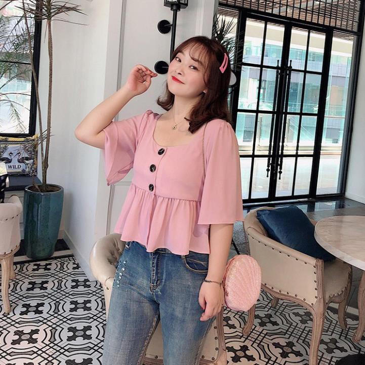 Áo baby doll dáng ngắn - ABEO206