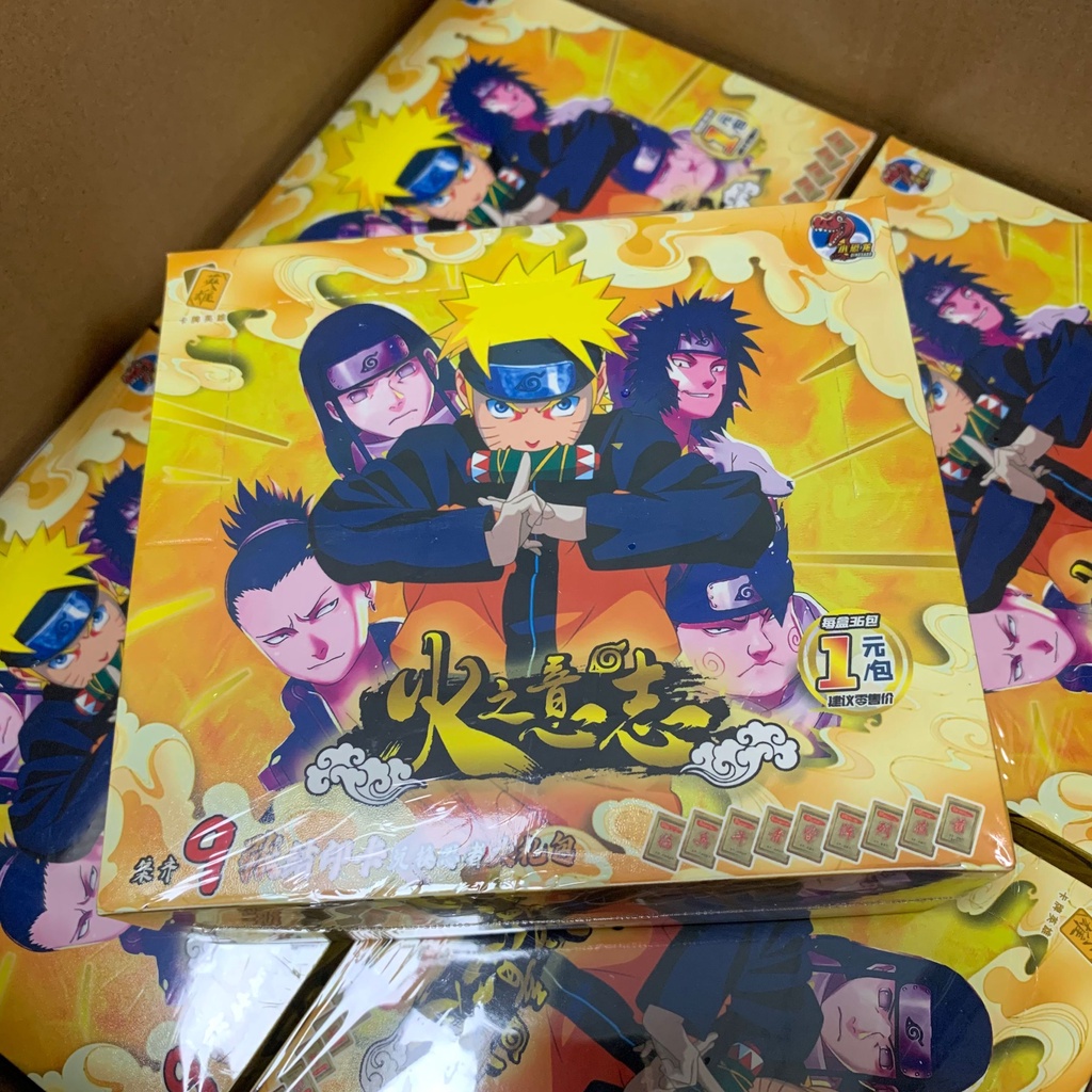 Thẻ Bài Đồ Chơi Bằng Giấy Hình Naruto Dành Cho Trẻ Em