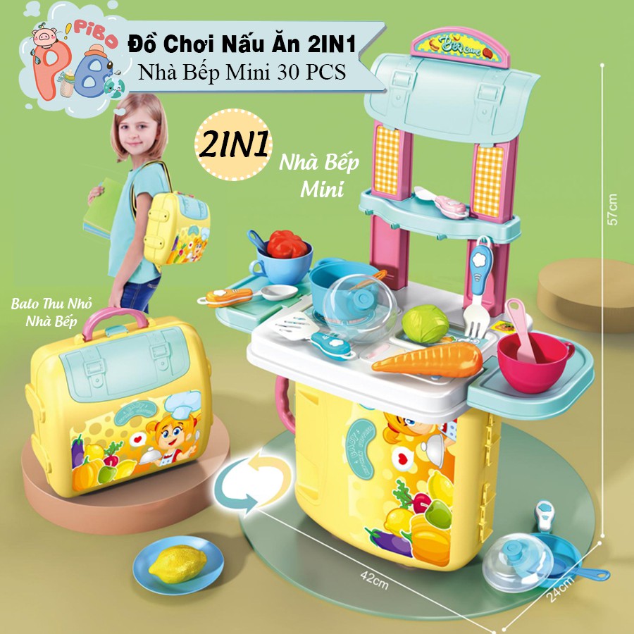 Đồ Chơi Nấu Ăn Dụng Cụ Nhà Bếp Nồi Cơm, Tủ Lạnh, Xoong Nồi Đa Dạng Siêu Ngộ Nghĩnh Cho Bé Yêu – Pibo Store