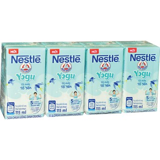 Sữa chua uống Nestle Yogu tổ yến 115ml x 4 hộp