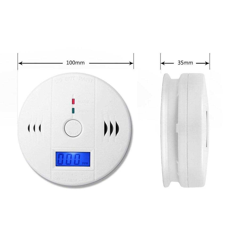 Báo động khói / LCD CO Carbon Monoxide Detector Cảm biến cảnh báo khí độc