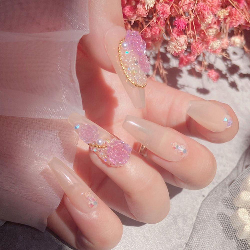 Hạt Thép Trang Trí Móng Tay Nghệ Thuật Phong Cách Hàn Quốc