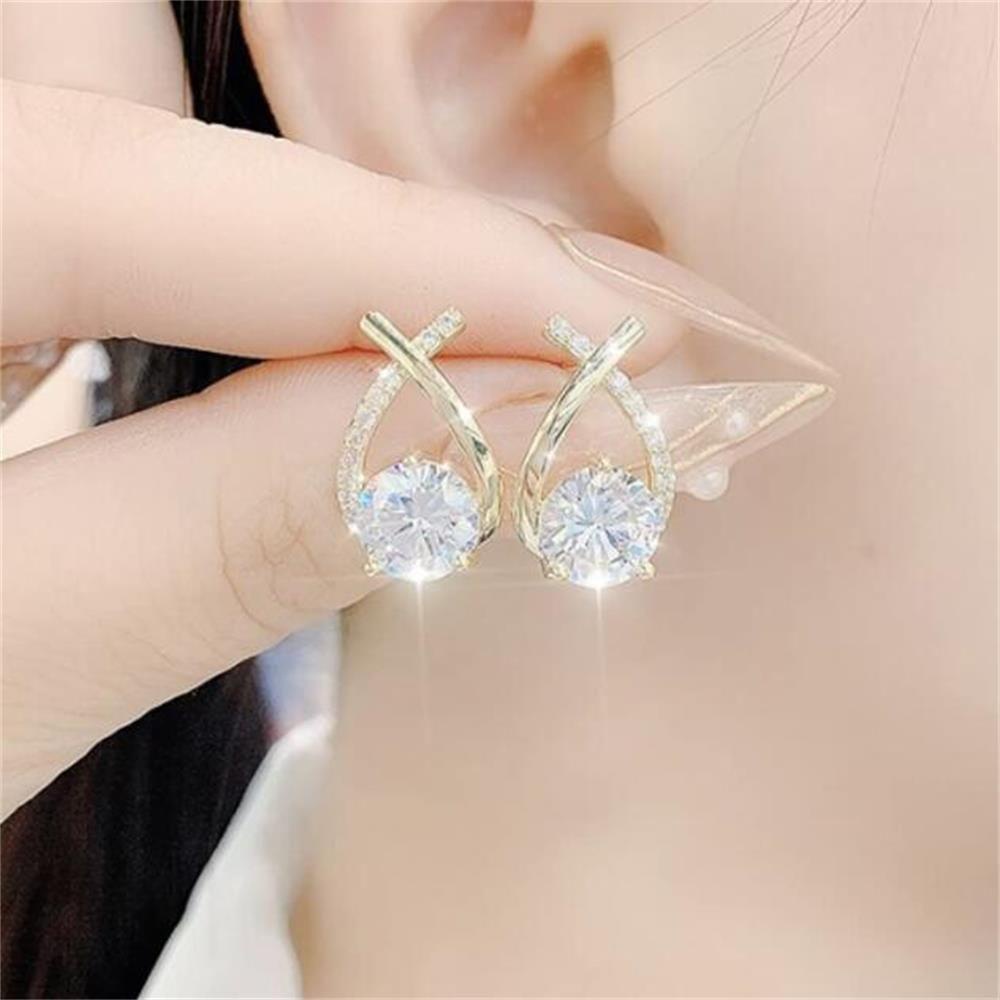 Bông Tai Hình Đuôi Cá 18k Nhiều Màu Sắc|Bông Tai Đính Đá Thời Trang|Khuyên Xỏ Cơ Thể Nhiều Màu Sắc Độc Đáo Thời Trang