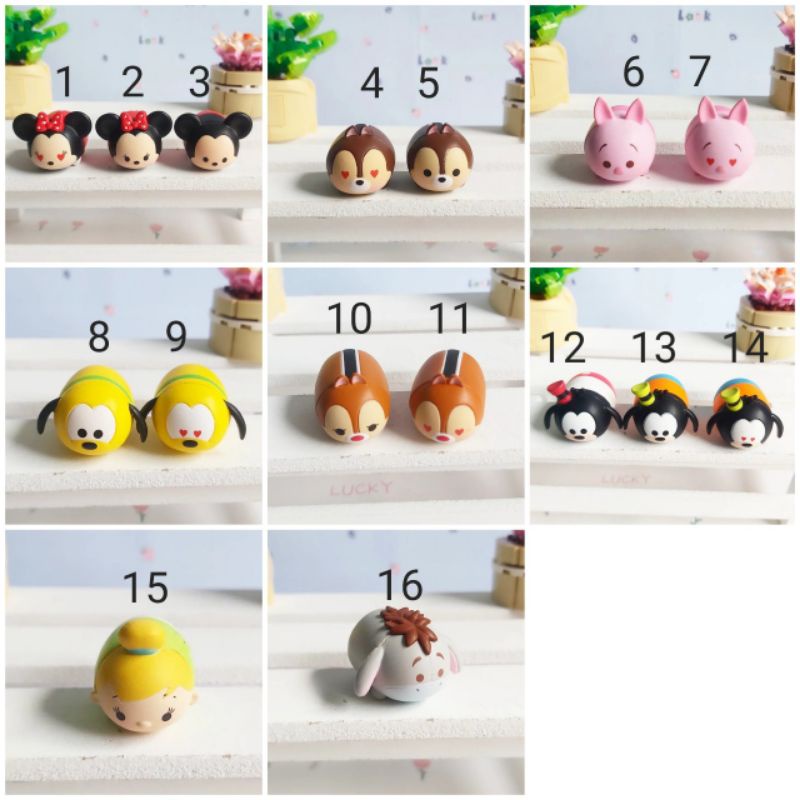 MÔ HÌNH TSUM TSUM KHÔNG ĐẾ DISNEY