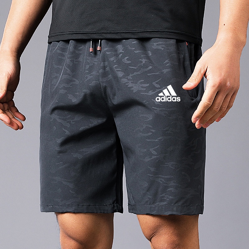 Quần Short Thể Thao Adidas Họa Tiết Rằn Ri Mau Khô Thời Trang Mùa Hè Cho Nam