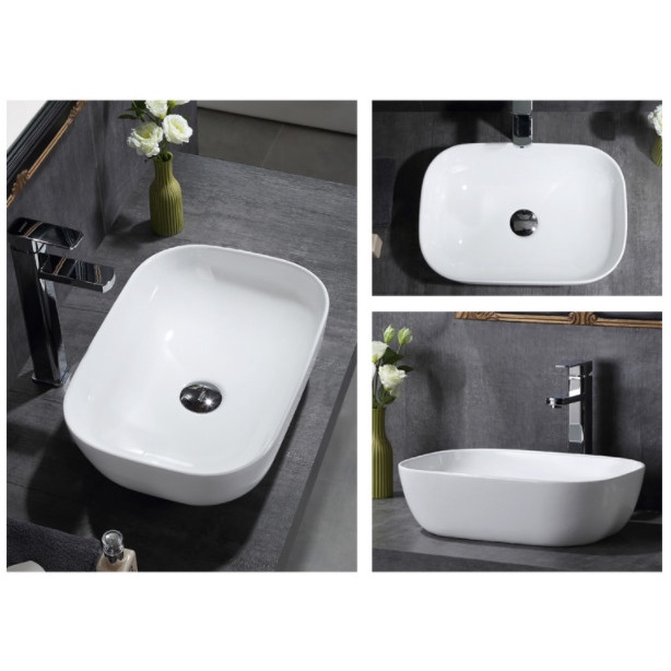 LAVABO BO GÓC TRẮNG