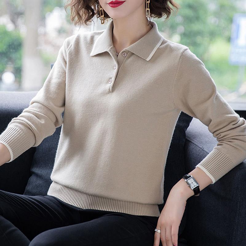Áo len chui đầu tay dài dáng ngắn mẫu 2020 thời trang thu đông cho nữ
