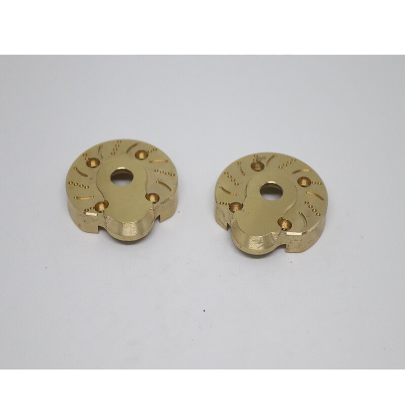 2PCS Cổng thông tin bằng đồng thau Chỉ đạo Knuckle Cap Housing cho 1:10 RC Crawler AXIAL SCX10 III AXI03007 & Capra 1.9 UTB AXI03004