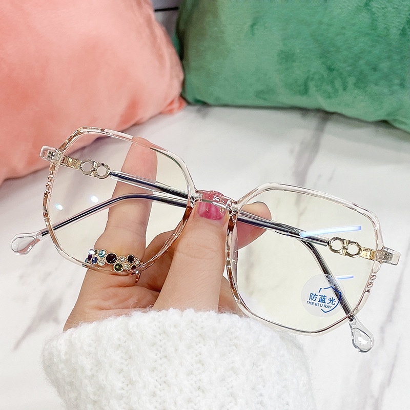 Mắt kính gọng kim loại chống tia bức xạ dành cho nam nữ