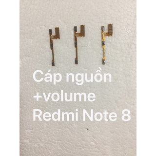 Cáp nguồn,volume Redmi note 8