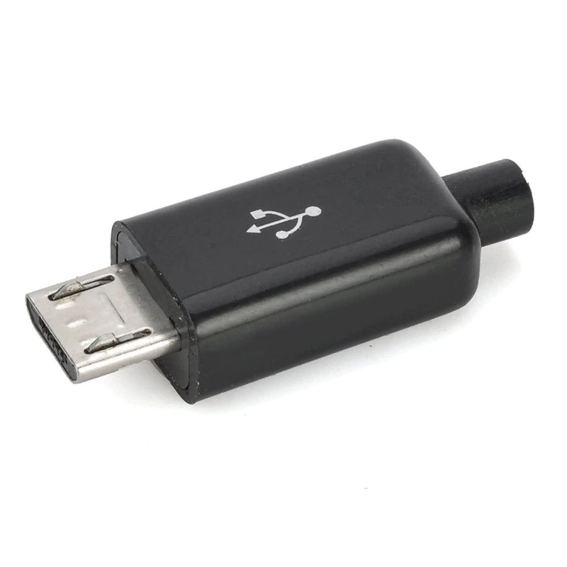 Set 10 Đầu Nối Dây Cáp Dữ Liệu Micro USB 5Pin