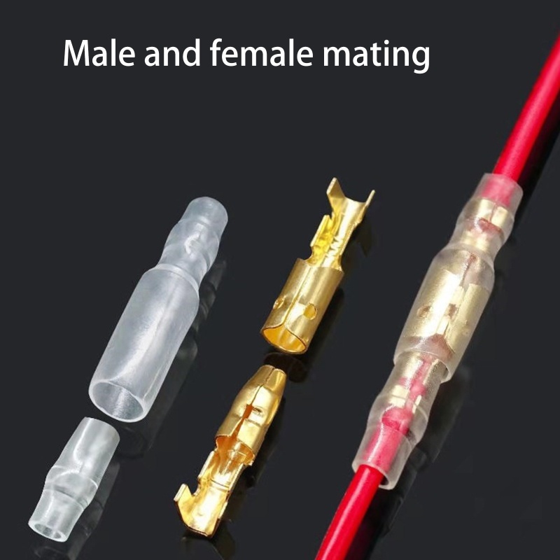 Set 50 / 200 Đầu Nối Dây Điện 4.0 + Hộp Đựng Chuyên Dụng Cho Xe Hơi