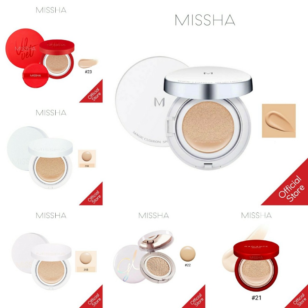 [Mã FMCGMALL giảm 8% đơn từ 250K] Phấn Nước Dưỡng Ẩm Missha M Magic Cushion SPF50+/PA+++ 15g